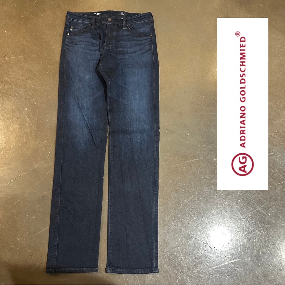 AG Adriano Goldschmied - The Graduate - Men's Indigo Straight Jeans - Size 31
